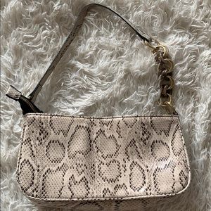 Topshop Snake print purse